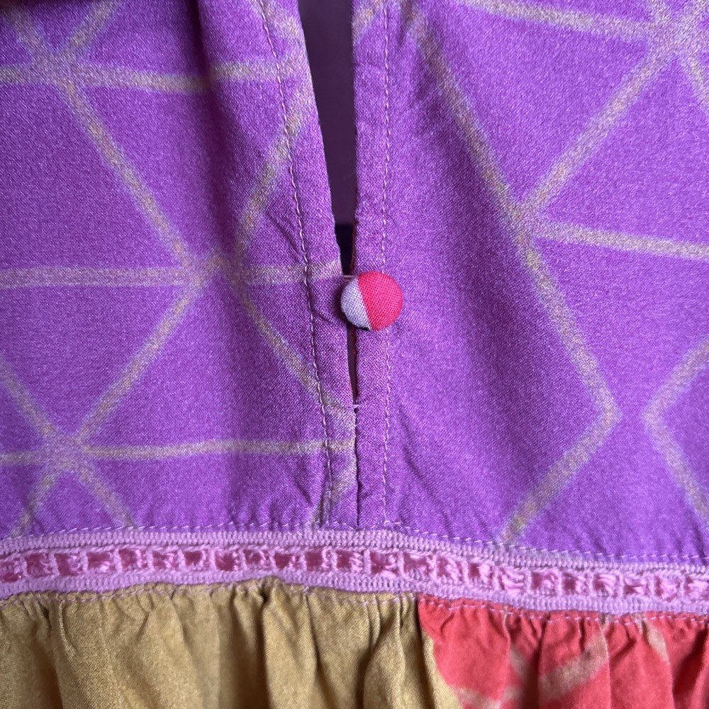Anthropologie Bl^nk London Womens Miranda Tunic Circus Dress Patchwork Prints S - Picture 10 of 10